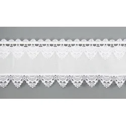 Landhausgardine Marie 25 cm hoch