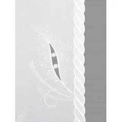 Elegante Stickerei-Schiebepaneele Lynette mit farbigen Fantasie-Ornameten