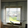 Moderne Jaquard-Schiebepaneele Lacey in grau