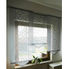 Moderne Jaquard-Schiebepaneele Lacey in grau