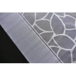 Moderne Jaquard-Schiebepaneele Lacey in grau