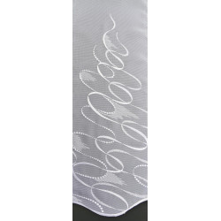 Stickerei-Store Christina in weiß Plauener Spitze 170 x 700 cm Abverkauf