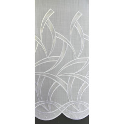 Stickerei-Gardine Galina Plauener Spitze 250 x 600 cm Abverkauf