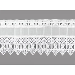 Feenhausgardine Mona in cremeweiß klein