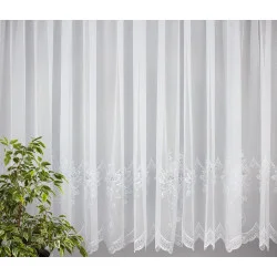 Stickereigardine Chrysantheme