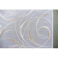 Flächengardine Diane in weiß-beige detailbild