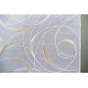 Flächengardine Diane in weiß-beige detailbild