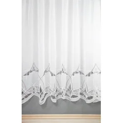 Plauener Spitzen-Gardine Arlette in weiß