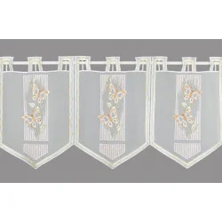 Bestickter Schmetterlings-Scheibenhänger Nadja Plauener Spitze