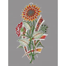 Fensterbild Sonnenblume