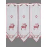 Stickerei-Kurzgardine Berit Plauener Spitze Kreuzstich
