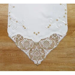 Festlicher Weihnachtsläufer Sandy Detailbild