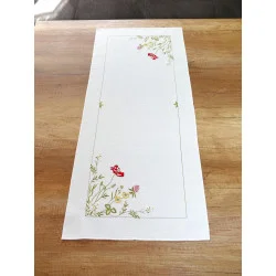 Plauener Stickereidecken Sommerwiese Läufer