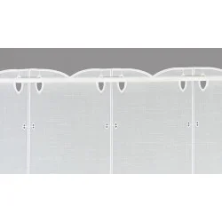 Raffgardine Dschungel in weiß 170 x 96 cm