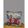 Gobelin-Kissenbezug Motorroller