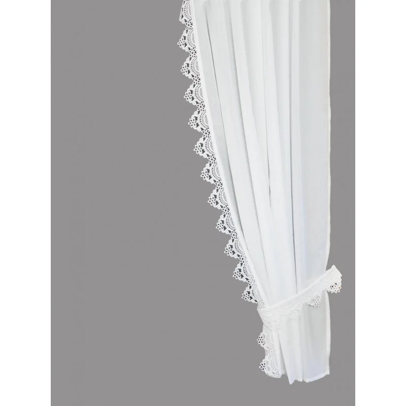 Seitenschal Marie mit Plauener Spitzenkante