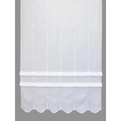 Modernes Raffrollo Mareike Clipstore Plauener Spitze