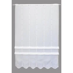 Modernes Raffrollo Mareike Clipstore Plauener Spitze