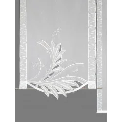 Attraktive, mehrfarbig bestickte Schiebepaneele Esmé mit Bogenabschluß