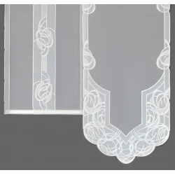 Plauener Stickerei-Schiebepaneele Joan mit Bogen