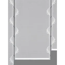 Stickerei-Flächengardine Liv ohne Innenmotive Plauener Spitze