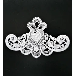 Kleines Plauener Spitzenmotiv Rose