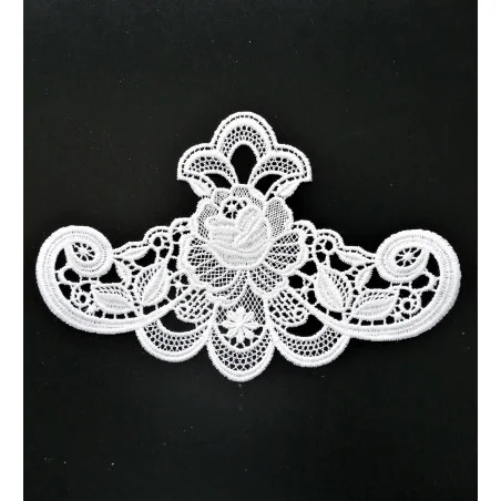 Kleines Plauener Spitzenmotiv Rose