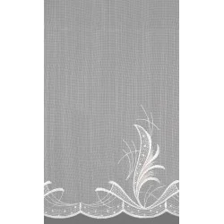 Moderne farbige Ornamentstickerei - Die Plauener Spitzengardine Liv