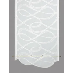 Muster der Flächengardine Andrina in ecrü