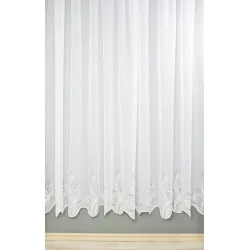 Moderne Stickereigardine Sancia