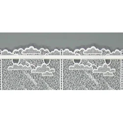 Scheibengardine Küstenliebe Stangendurchzug