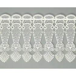 Plauener Spitzengardine Astrid 30 cm hoch