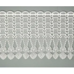 Plauener Spitzengardine Astrid 50 cm hoch