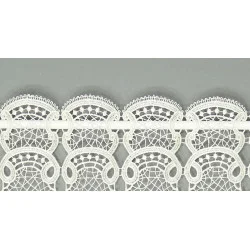 Plauener Spitzengardine Astrid Stangendurchzug