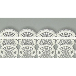 Plauener Spitzengardine Astrid Stangendurchzug