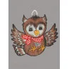 kleine Eule mit Halstuch aus Plauener spitze