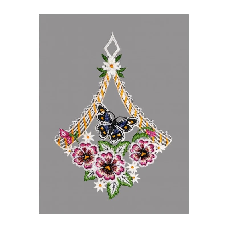 Fensterbild Schmetterling im Rahmen