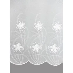 Muster der Stickereigardine Floriane