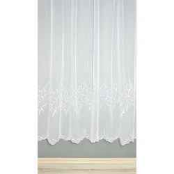 Plauener Stickereistore Annica in weiß