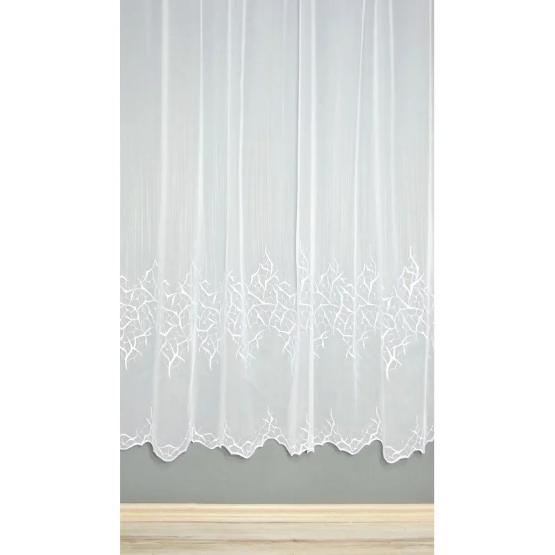 Plauener Stickereistore Annica in weiß