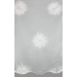 Moderne Plauener Stickereigardine Kasandra Detailbild