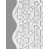 Plauener Spitzen-Flächengardine Angelina in weiß Detail