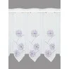 Bestickte Scheibengardine Jenny Plauener Spitze