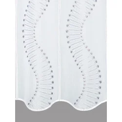 Modern bestickte Kurzgardine Tilla Detailbild