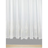 Eleganter Stickereistore Mara mit Plauener Ornamentstickerei in weiß-beige