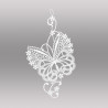 Plauener Spitzenfensterbild Butterfly
