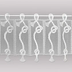 Maritime Spitzen-Scheibengardine Kiki in natur