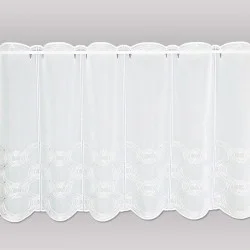 Moderne bestickter Kurzstore Ina Plauener Spitze