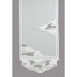 Plauener Stickerei-Schiebepaneele Alys mit Bogen