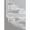 Plauener Stickerei-Schiebepaneele Alys mit Bogen Detailbild